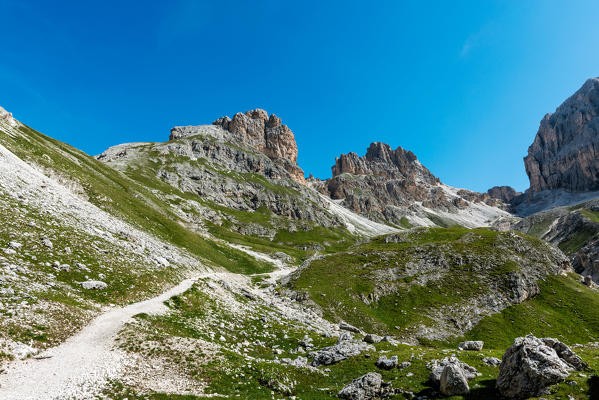 Vajolet valley ant the Catinaccio group, dolomites, Italy