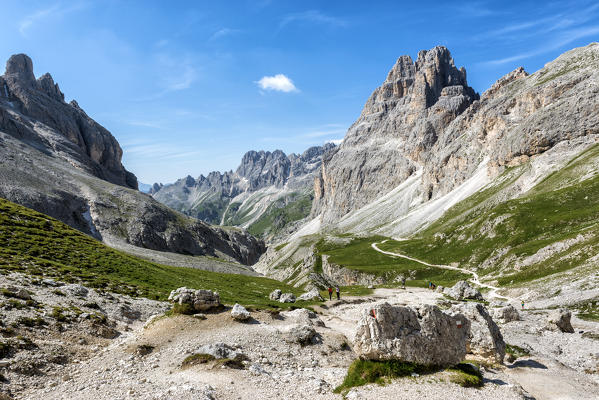 Vajolet valley ant the Catinaccio group, dolomites, Italy