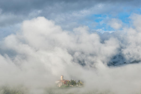 Italy, Trentino Alto Adige, Non valley, Valer castle in the Clouds