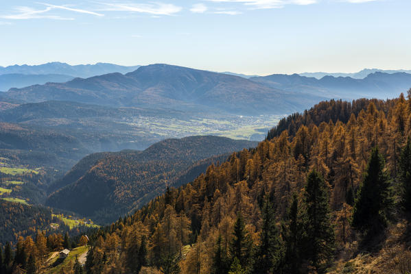 Italy, Trentino Alto Adige, Non Valley view from Luco mountain.