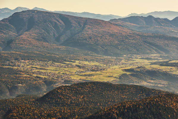 Italy, Trentino Alto Adige, Non Valley view from Luco mountain.