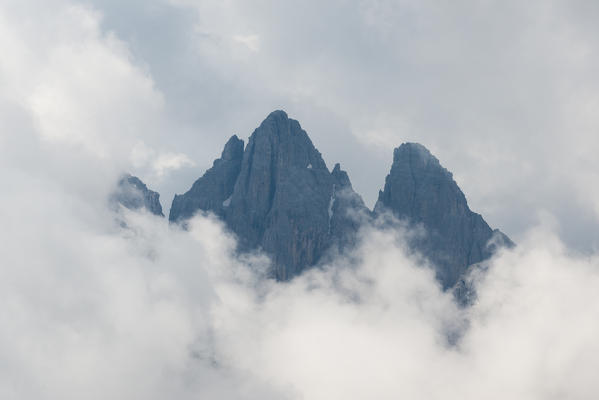 Cadini in the clouds,Auronzo,Cadore,dolomites,alps,veneto,italy