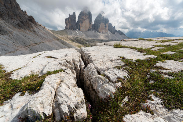 Europe, Italy, Dolomites, Belluno, Bolzano. Tre Cime di Lavaredo 