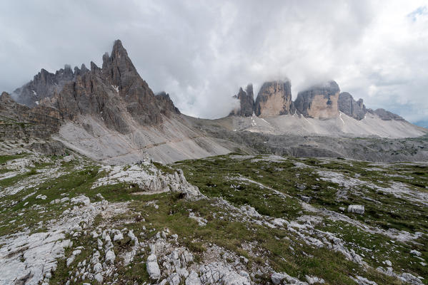 Europe, Italy, Dolomites, Belluno, Bolzano. Tre Cime di Lavaredo