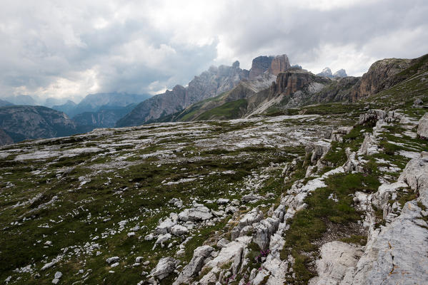 Europe, Italy, Dolomites, province of Bolzano. Tre Cime di Lavaredo Natural Park