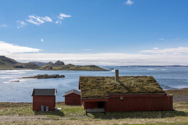 Colourful Houses in fishing village, kafjord, Norway