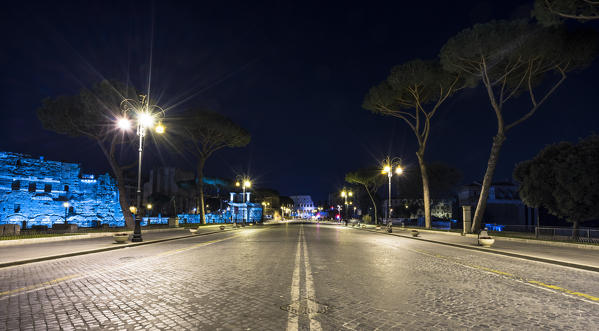 Rome, Lazio, Italy. Via dei Fori Imperiali