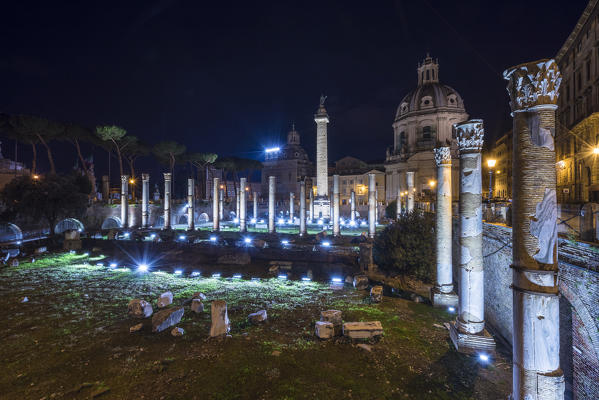 Rome, Lazio, Italy. The Trajan's Column