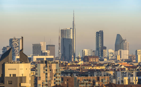 Milan, Lombardy, Italy. Milan's skyline