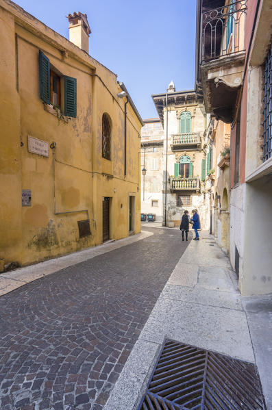 Verona, Veneto, Italy. streets of Verona