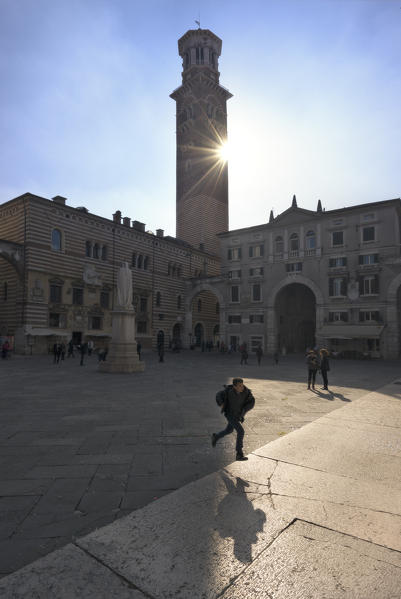 Verona, Veneto, Italy. Piazza dei Signori