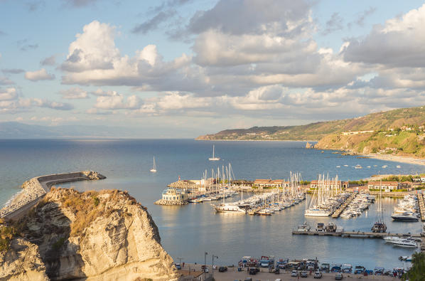Tropea, Province of Vibo Valentia, Calabria, Italy. The harbor of Tropea
