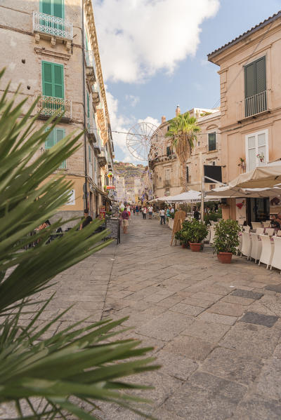 Tropea, Province of Vibo Valentia, Calabria, Italy. Streets of Tropea