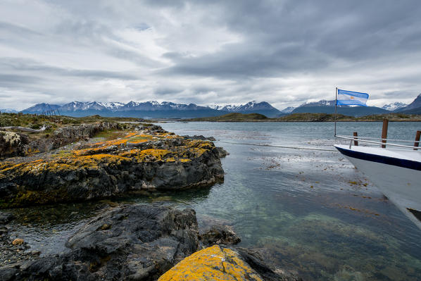 Argentina, Patagonia,Tierra del Fuego National Park, Ushuaia,Beagle Channel,Bridges Islands