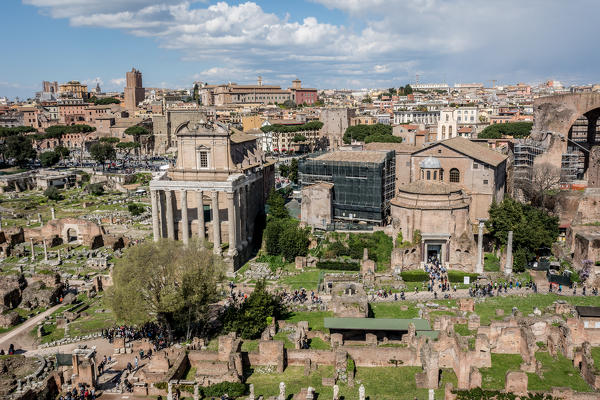Rome, Lazio, Italy. Imperial fora
