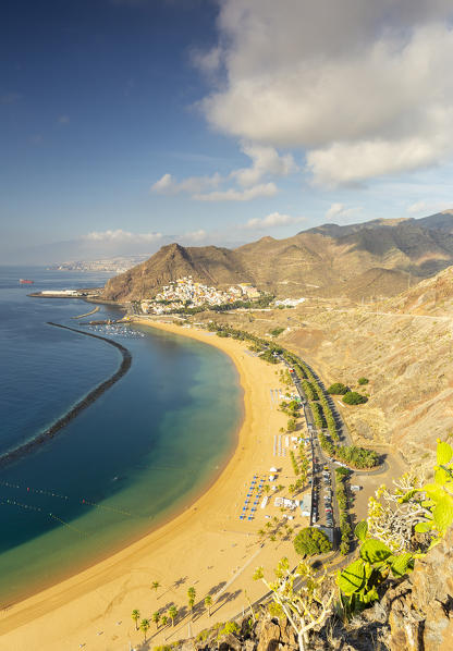 Spain,Canary Islands,Tenerife,Santa Cruz de Tenerife,San Andres,Las Teresitas Beach