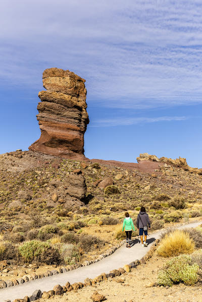 Spain,Canary Islands,Tenerife,Teide National Park,Chinchado rock 