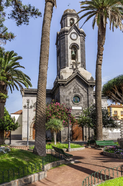 Spain,Canary Islands,Tenerife,Valle de La Orotava,Puerto de La Cruz,Church of Our Lady of the Rock of France