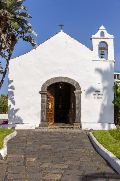 Spain,Canary Islands,Tenerife,Valle de La Orotava,Puerto de La Cruz,Hermitage of San Telmo