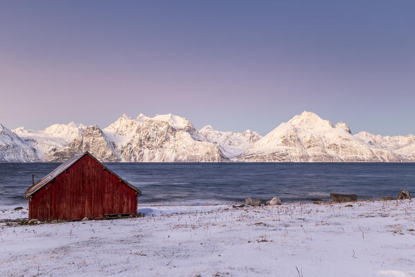 Dawn at Kåfjord,Troms,Norway,Europe
