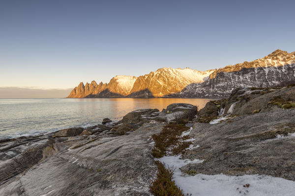 Sunset at Tungeneset,Berg,Senja,Norway,Europe