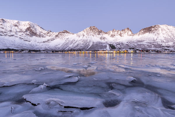 Dawn at Senjahopen,Berg,Senja,Norway,Europe