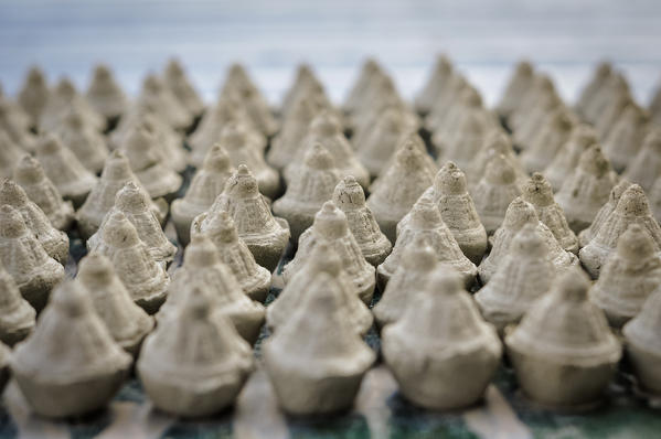 Buddhist offers made of sand,Rasuwa district, Bagmati region,Nepal,Asia