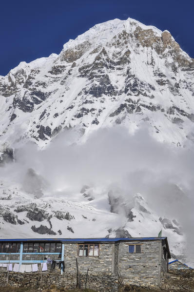 Mountain Annapurna south viewed from Annapurna Base Camp,Annapurna region,Nepal, Asia