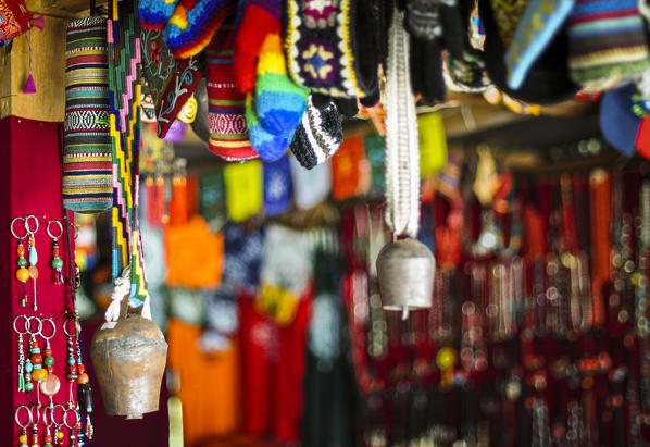 Tibetan souvenir shop in Chomrong,Annapurna region,Nepal, Asia