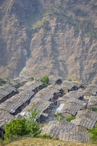 Gatlang village in Rasuwa district, Bagmati region,Nepal,Asia
