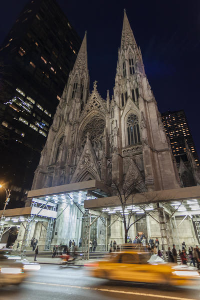 St. Patrick's Cathedral, Fifth Avenue, Manhattan, New York City, USA