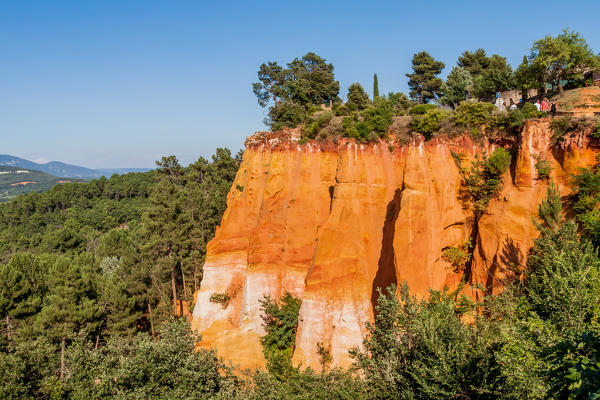 France, Provence Alps Cote d'Azur, Vaucluse, Roussillon. ochre mines