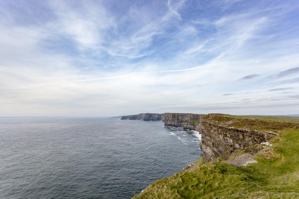 Cliffs of Moher, Liscannor, Munster, Co.Clare, Ireland, Europe.