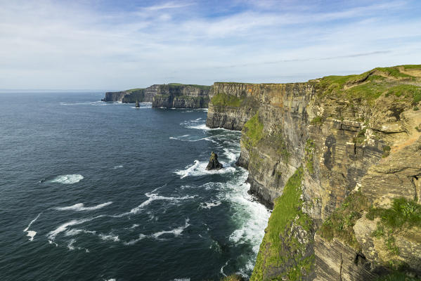 Cliffs of Moher, Liscannor, Munster, Co.Clare, Ireland, Europe.