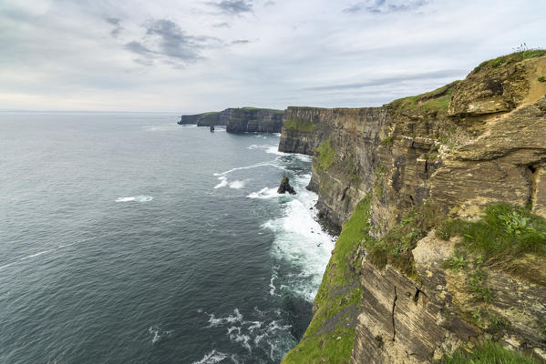Cliffs of Moher, Liscannor, Munster, Co.Clare, Ireland, Europe.
