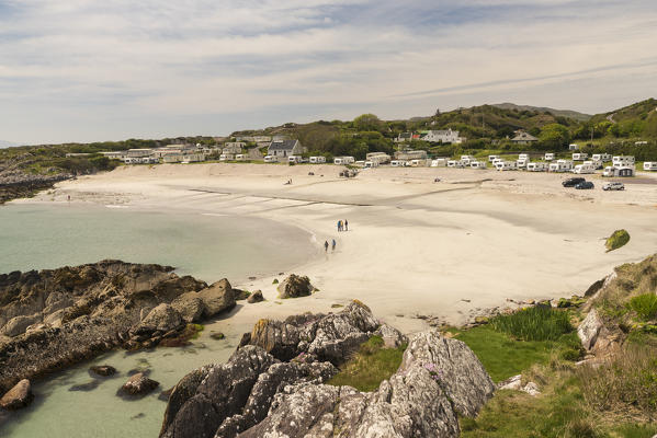 Glenbeg Beach along Ring of Kerry. Brackaharagh, Co.Kerry, Munster, Ireland, Europe