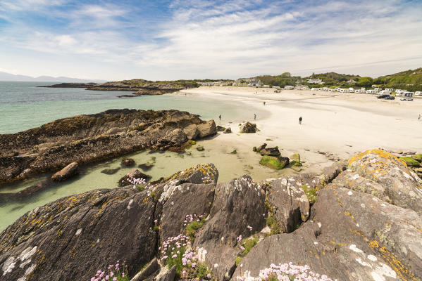 Glenbeg Beach along Ring of Kerry. Brackaharagh, Co.Kerry, Munster, Ireland, Europe