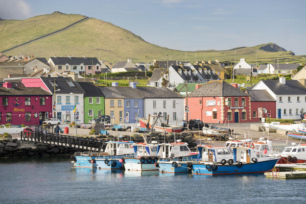 View of Portmagee, Iveragh Peninsula, Co.Kerry, Munster, Ireland, Europe.