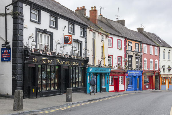 Street with shops. Kilkenny, Co.Tipperary, Munster, Ireland, Europe