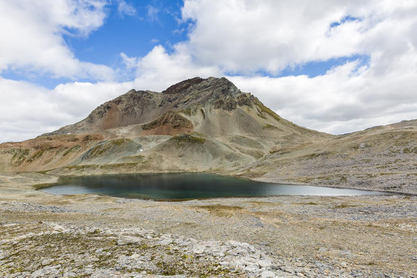 Tschuffer lake, Engadin, Graubunden, Switzerland.