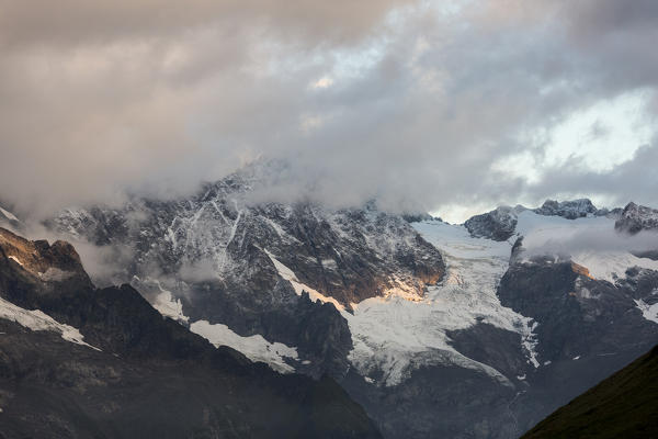 Mont Dolent and your glacier, Mont Blanc massif, Switzerland