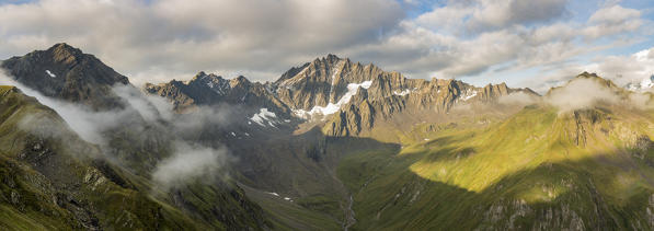 Mountains of Ferret valley, Switzerland