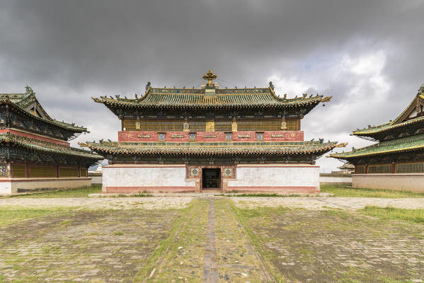 Temple in Erdene Zuu monastery. Harhorin, South Hangay province, Mongolia.