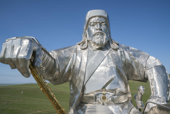 Genghis Khan Equestrian Statue. Erdene, Tov province, Mongolia.