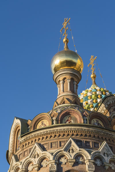 Detail of the Church of the Savior on Spilled Blood. Saint Petersburg, Russia.