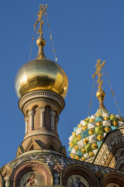Detail of the Church of the Savior on Spilled Blood. Saint Petersburg, Russia.