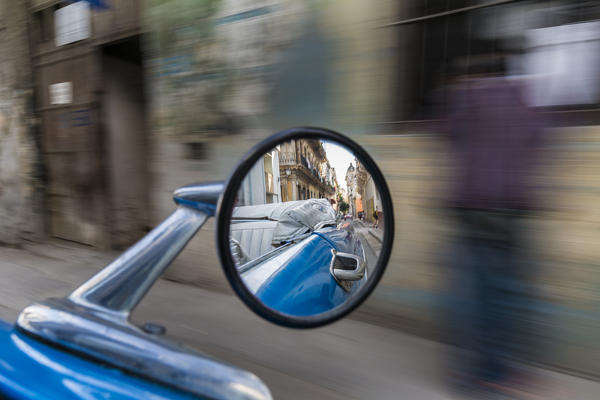 Driving around Old Havana on a Classic American car, Havana, Havana Province, Cuba