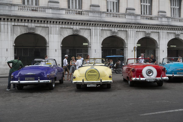 Classic American car in old Havana, Havana Province, Cuba