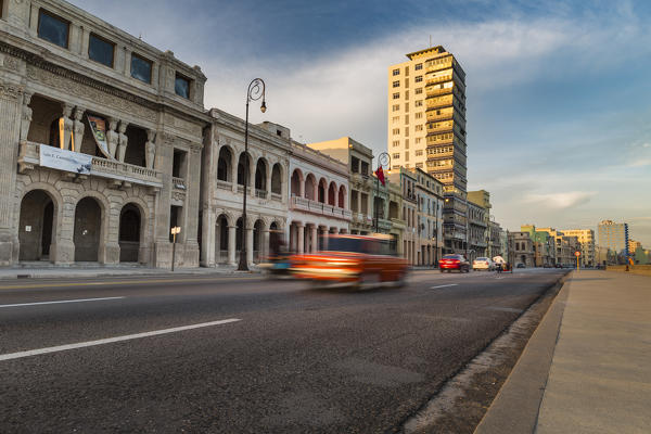 Classic American car in old Havana, Havana Province, Cuba