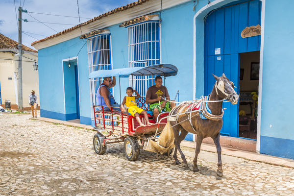 Horse carriage in Trinidad, Trinidad & Sancti Spiritus Province, Cuba